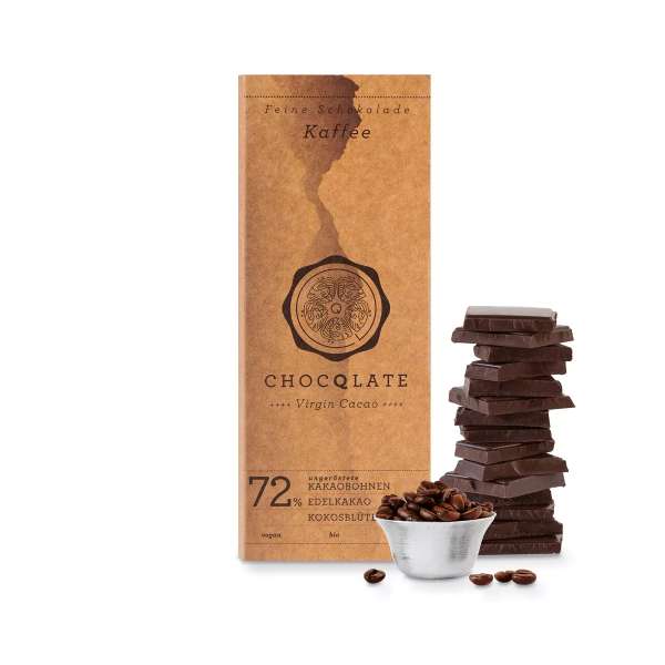 CHOCQLATE Bio Schokolade KAFFEE 75g