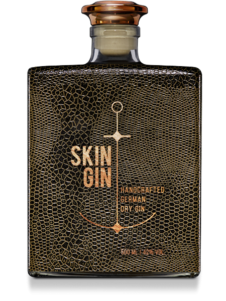 Skin Gin 42%Vol. reptile brown 0,5l